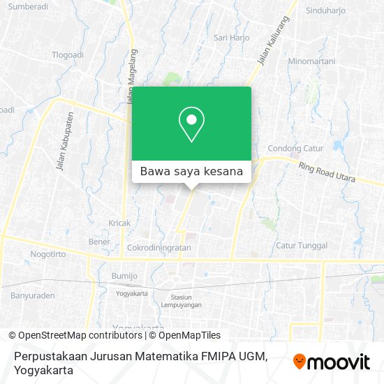 Peta Perpustakaan Jurusan Matematika FMIPA UGM