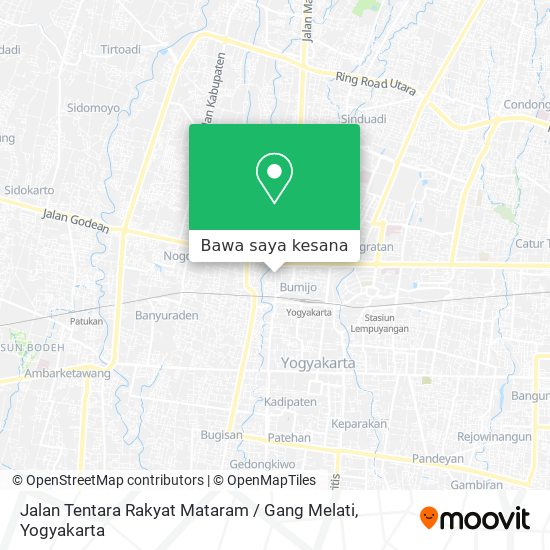 Peta Jalan Tentara Rakyat Mataram / Gang Melati