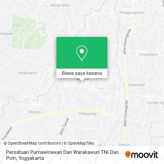 Peta Persatuan Purnawirawan Dan Warakawuri TNI Dan Polri