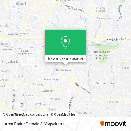 Peta Area Parkir Pamela 3
