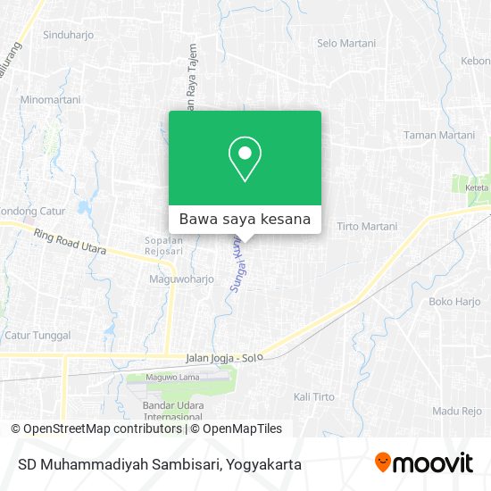 Peta SD Muhammadiyah Sambisari