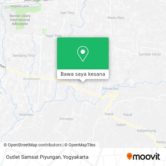 Peta Outlet Samsat Piyungan