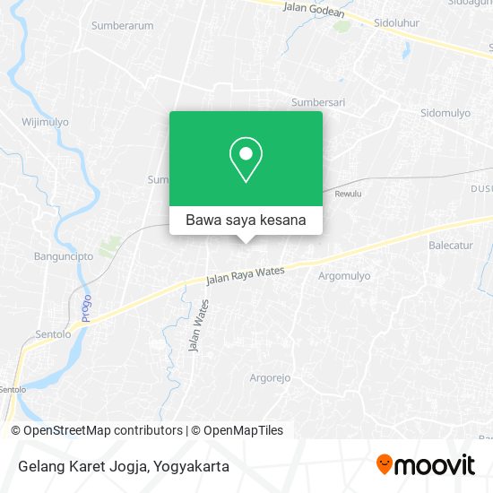 Peta Gelang Karet Jogja