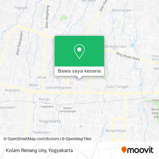 Peta Kolam Renang Uny