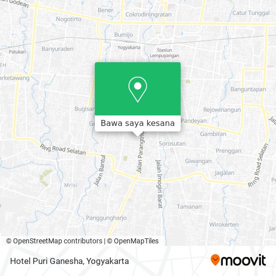 Peta Hotel Puri Ganesha