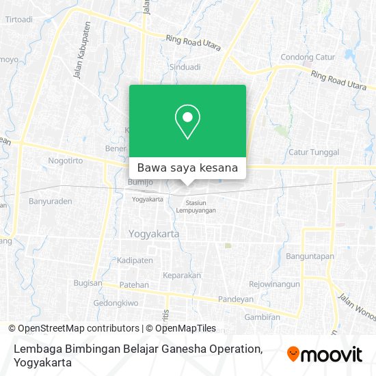 Peta Lembaga Bimbingan Belajar Ganesha Operation