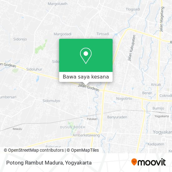 Peta Potong Rambut Madura