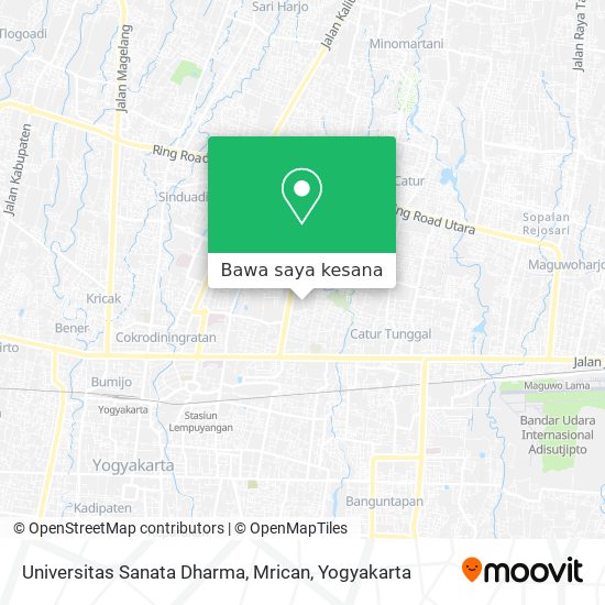 Peta Universitas Sanata Dharma, Mrican