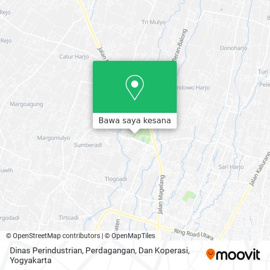 Peta Dinas Perindustrian, Perdagangan, Dan Koperasi