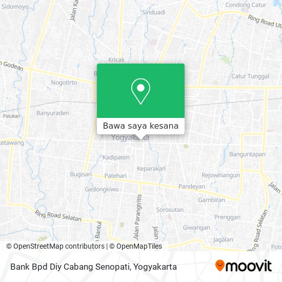 Peta Bank Bpd Diy Cabang Senopati
