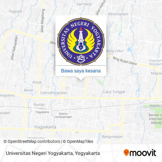 Peta Universitas Negeri Yogyakarta