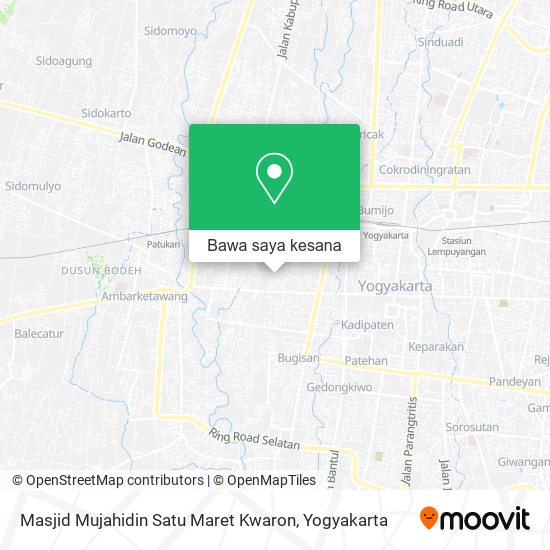 Peta Masjid Mujahidin Satu Maret Kwaron