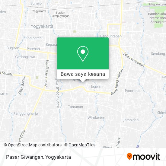 Peta Pasar Giwangan