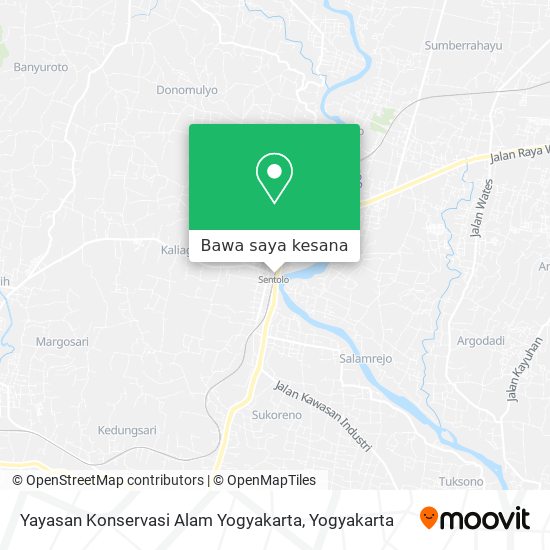 Peta Yayasan Konservasi Alam Yogyakarta