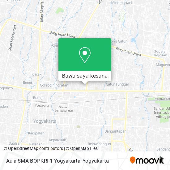 Peta Aula SMA BOPKRI 1 Yogyakarta