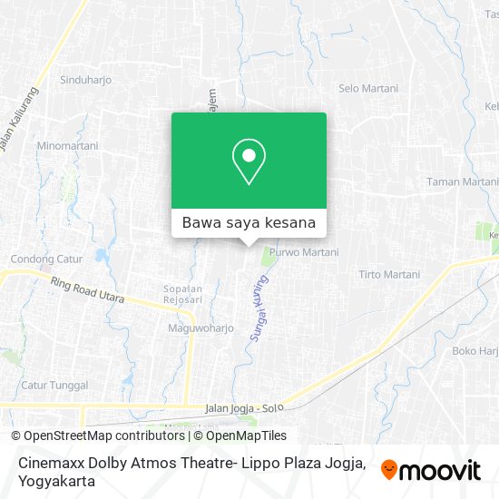 Peta Cinemaxx Dolby Atmos Theatre-  Lippo Plaza Jogja