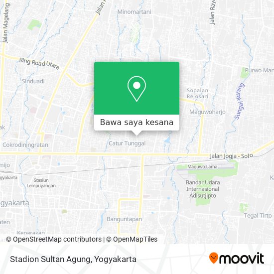 Peta Stadion Sultan Agung