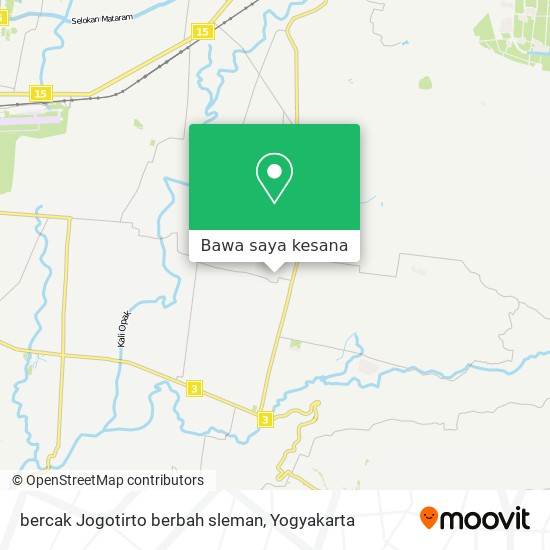 Peta bercak Jogotirto berbah sleman