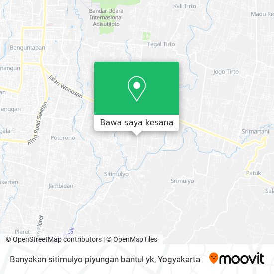 Peta Banyakan sitimulyo piyungan bantul yk