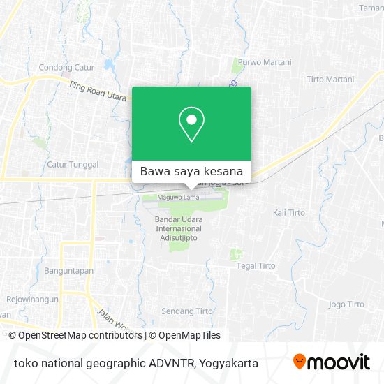 Peta toko national geographic ADVNTR