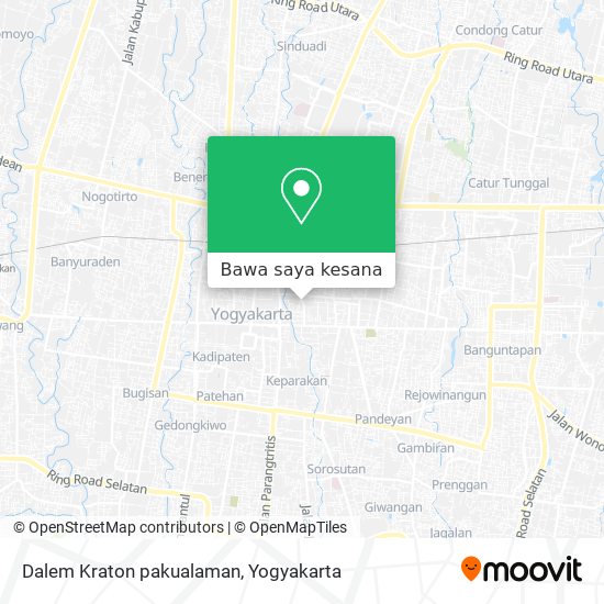 Peta Dalem Kraton pakualaman