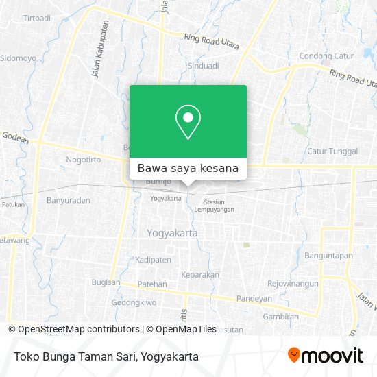 Peta Toko Bunga Taman Sari