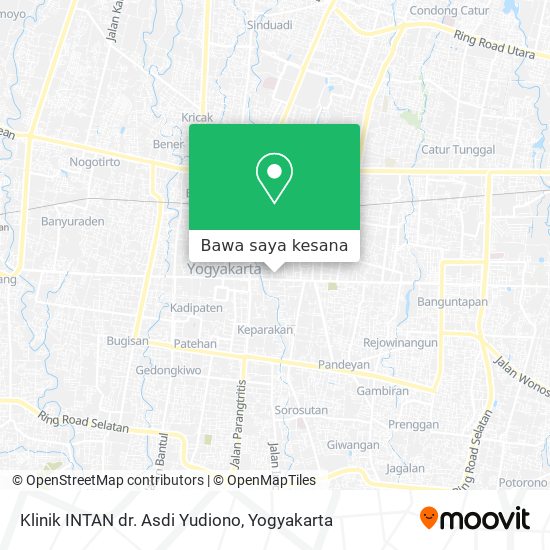 Peta Klinik INTAN dr. Asdi Yudiono