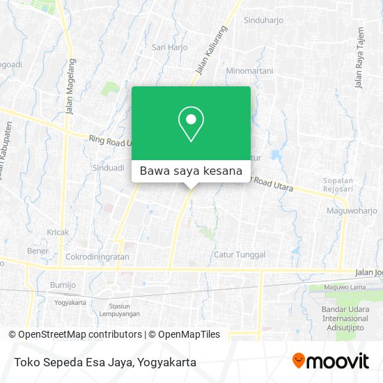 Peta Toko Sepeda Esa Jaya