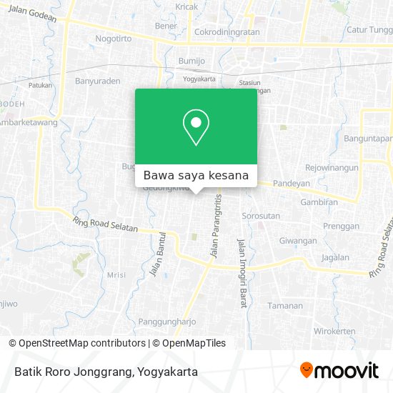 Peta Batik Roro Jonggrang