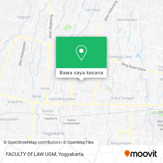 Peta FACULTY Of LAW UGM
