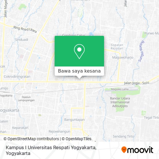 Peta Kampus I Universitas Respati Yogyakarta