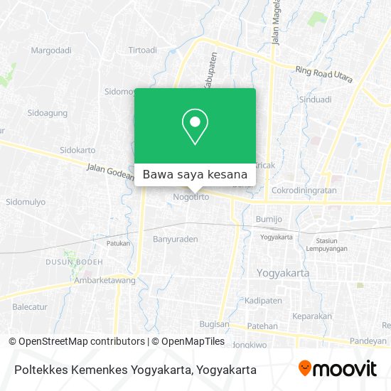 Peta Poltekkes Kemenkes Yogyakarta