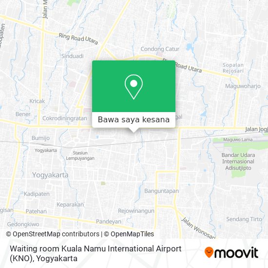 Peta Waiting room Kuala Namu International Airport (KNO)