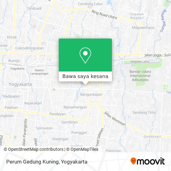 Peta Perum Gedung Kuning