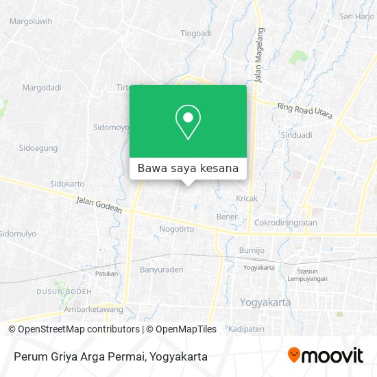 Peta Perum Griya Arga Permai