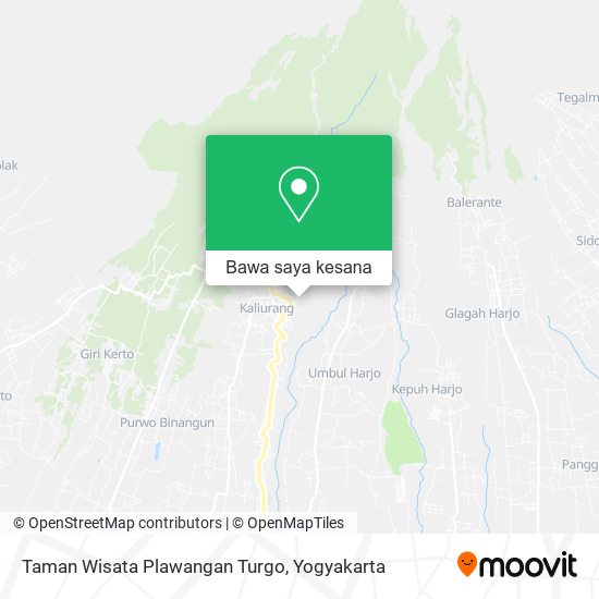 Peta Taman Wisata Plawangan Turgo