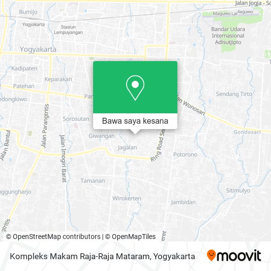 Peta Kompleks Makam Raja-Raja Mataram