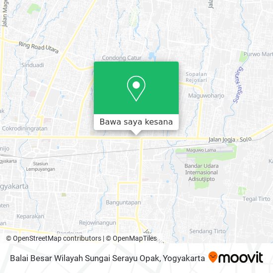 Peta Balai Besar Wilayah Sungai Serayu Opak