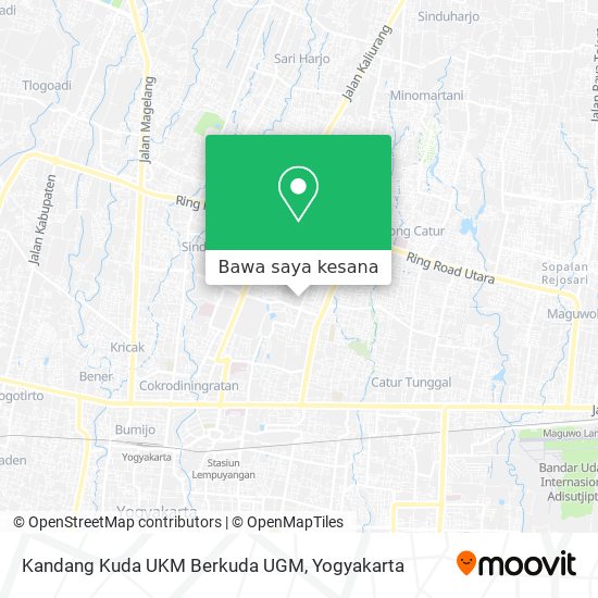 Peta Kandang Kuda UKM Berkuda UGM