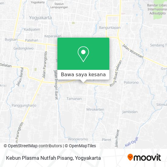 Peta Kebun Plasma Nutfah Pisang