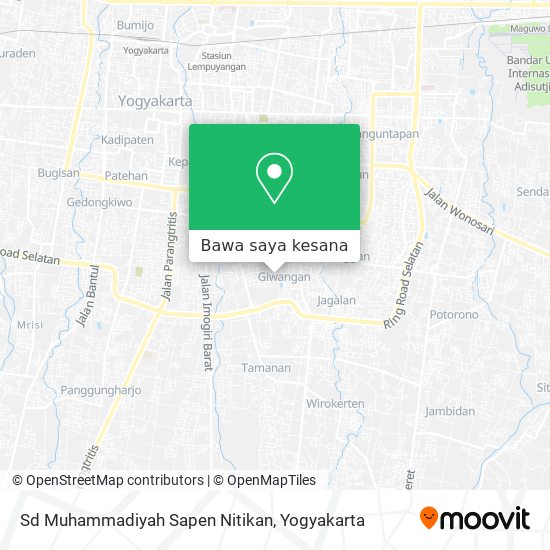 Peta Sd Muhammadiyah Sapen Nitikan