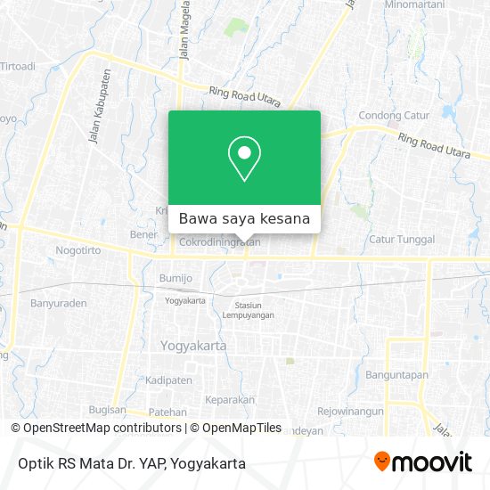 Peta Optik RS Mata Dr. YAP