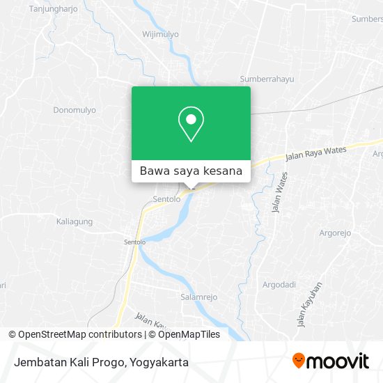 Peta Jembatan Kali Progo