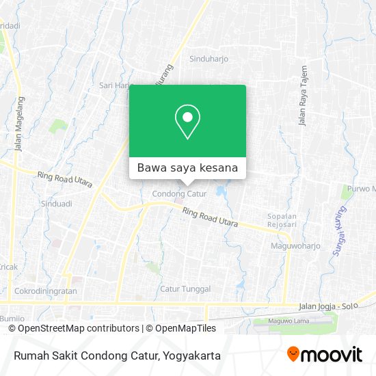 Peta Rumah Sakit Condong Catur