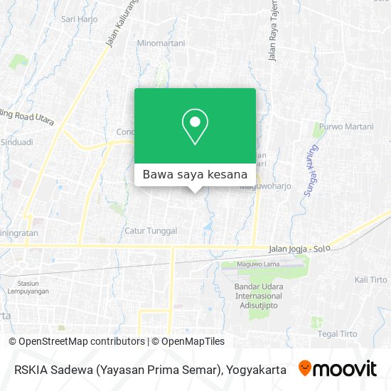 Peta RSKIA Sadewa (Yayasan Prima Semar)