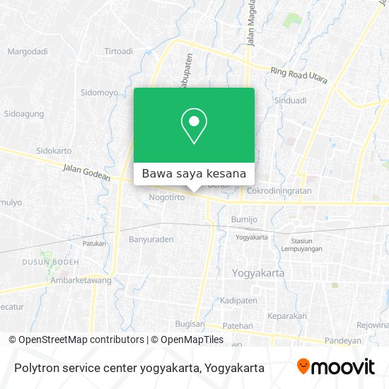Peta Polytron service center yogyakarta