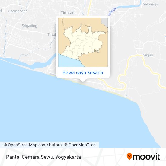 Cara ke Pantai Cemara Sewu di Bantul menggunakan Bis?