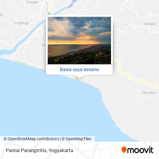 Peta Pantai Parangtritis