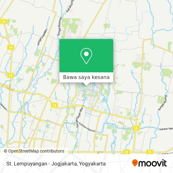 Peta St. Lempuyangan - Jogjakarta