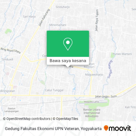 Peta Gedung Fakultas Ekonomi UPN  Veteran